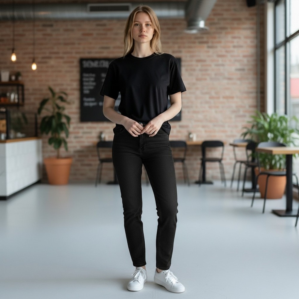 Bullhead Denim Co‎ Womens Mid Rise Skinniest Jeans Black 27 Stretch Grunge Goth